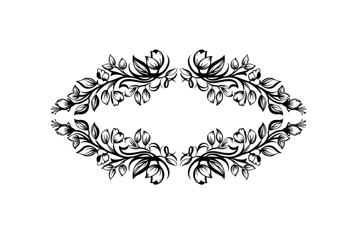 Vintage Floral Frame Vector Bundle, an Illustration by Designs_River (Photo 18 of 51)