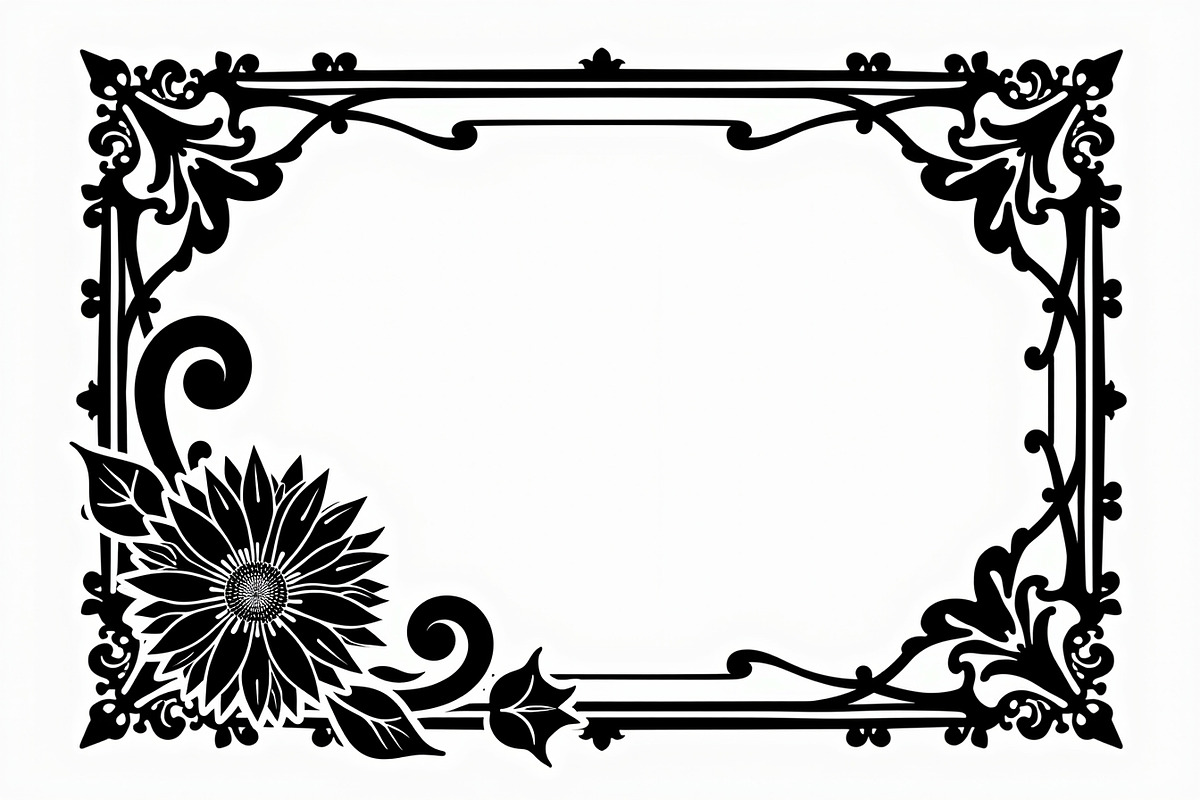 8 Lotus Floral Frame Bundle, an Illustration by Designs_River (Photo 6 of 9)