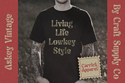 Askey Vintage, a Sans Serif Font by Craft Supply Co. (Thumbnail 6 of 8)