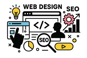 Discover essential elements of web, a Technology Illustration by ZinetroN