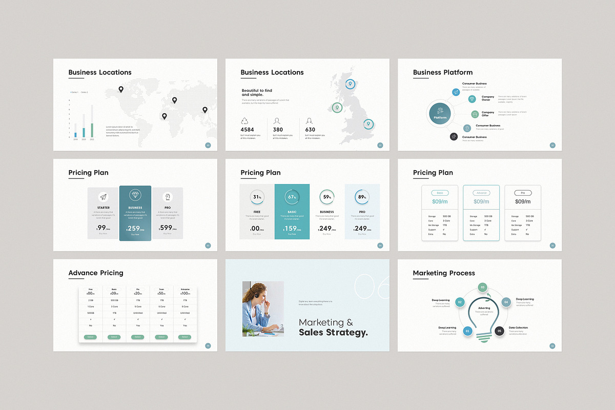 Business Pitch Deck PowerPoint, a Presentation Template by GoldenPixelStudio (Photo 19 of 29)