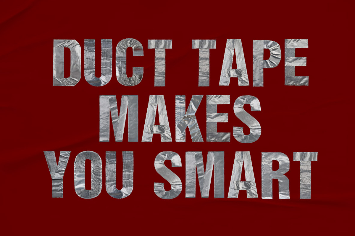 Grey Duct Tape Font, a Sans Serif Font by Handmadefont (Photo 3 of 10)