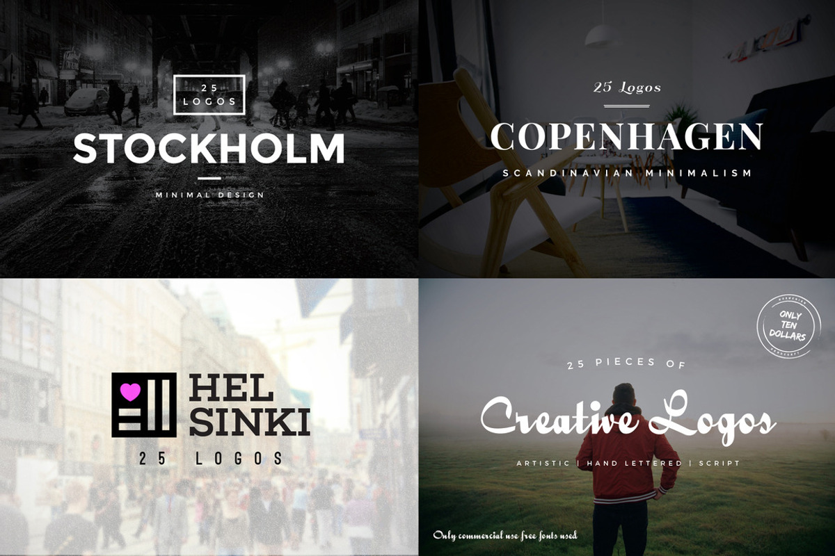 [44% OFF] 365 Minimal Logos Bundle, a Branding & Logo Template by Mats-Peter Forss (Photo 3 of 14)