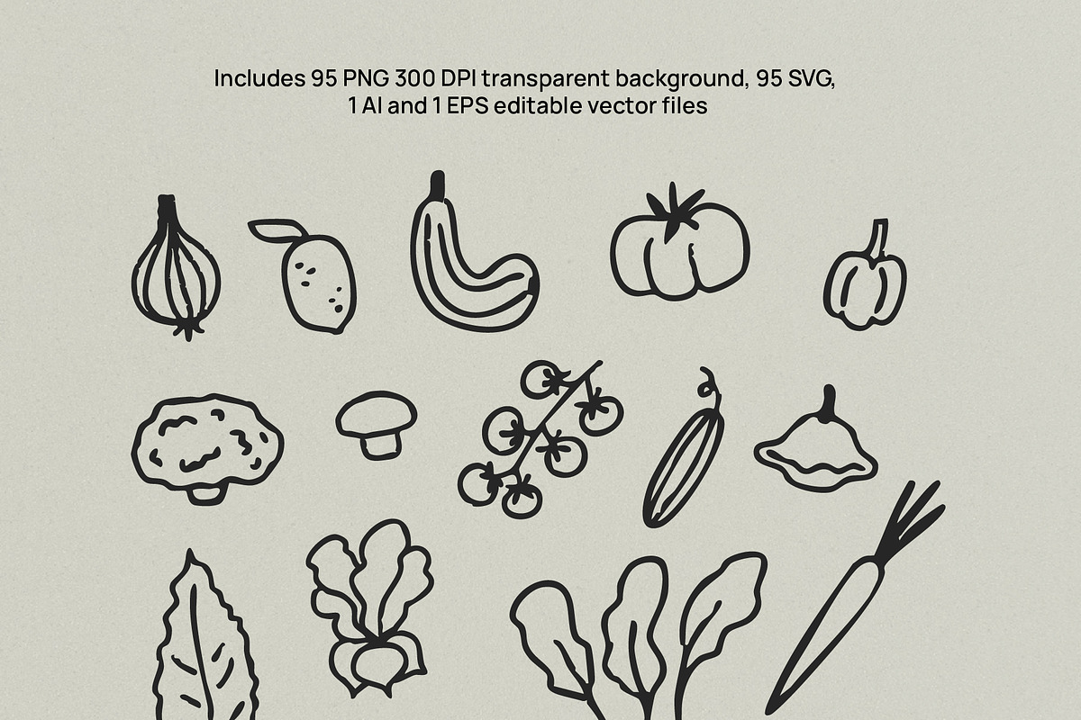 Fruit & Vegetable Illustrations, a Food Illustration by happpydesign (Photo 7 of 11)