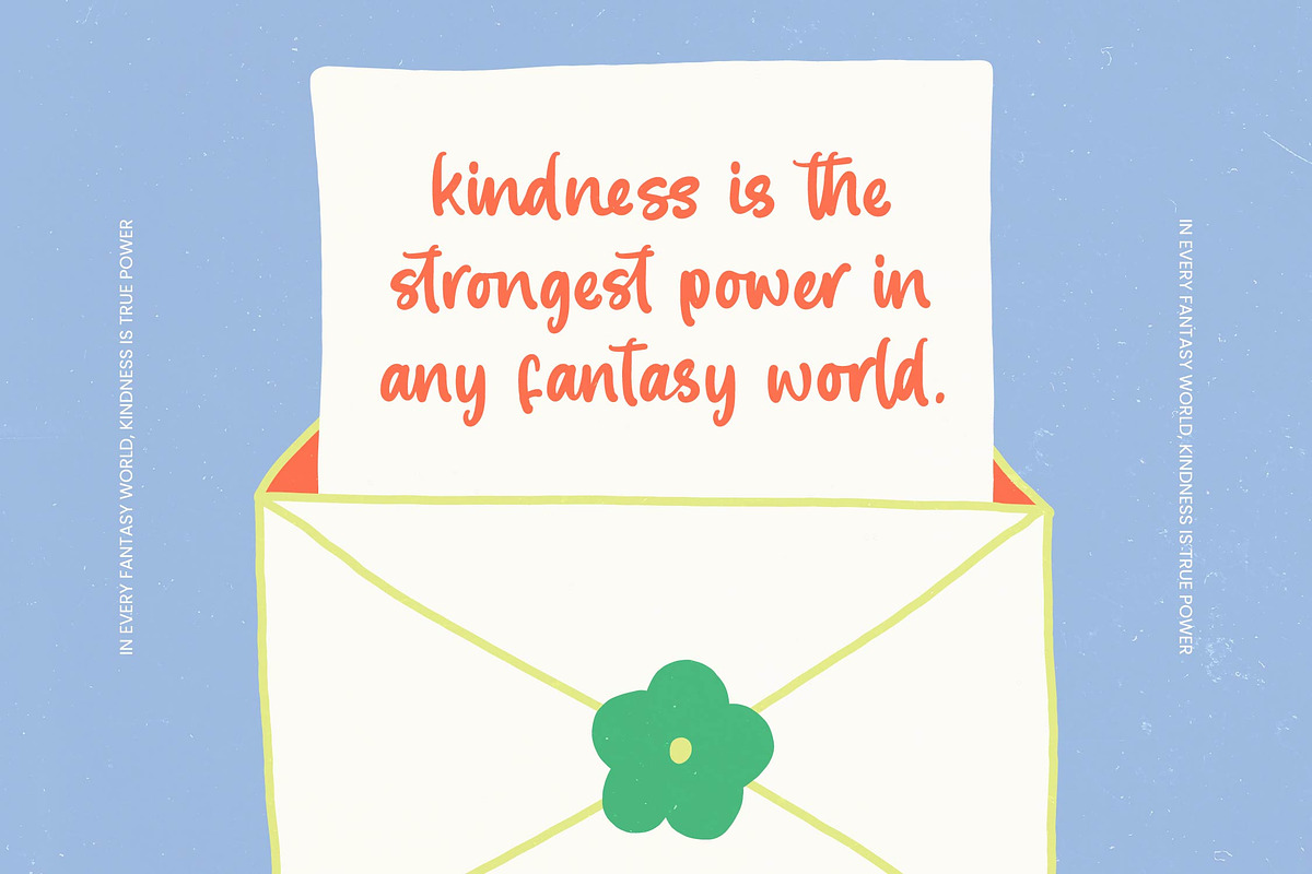 Peace Home Sticky Notes & Quotes, a Script Font by Letterena Studios Script (Photo 4 of 10)