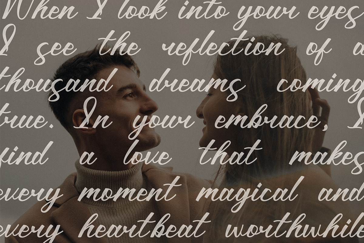 Jeanby Omarya, a Script Font by Rishsketch (Photo 4 of 13)