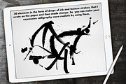 Expressive Calligraphy Brushpack, a Brush Add-On by Letter Elfa Studio (Thumbnail 5 of 9)