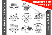 18 Modern Carpentry Logos Templates, a Branding & Logo Template by Art Design (Thumbnail 1 of 26)