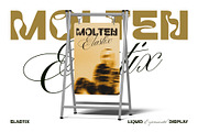 Elastix - Liquid Experimental Font, a Sans Serif Font by Drizy (Thumbnail 8 of 10)