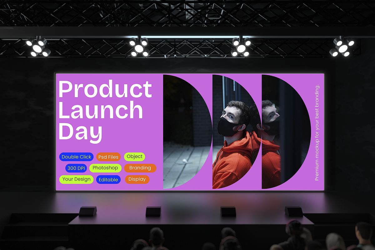 Backdrop Mockup, an Advertising Mockup by Unerispace (Photo 2 of 4)
