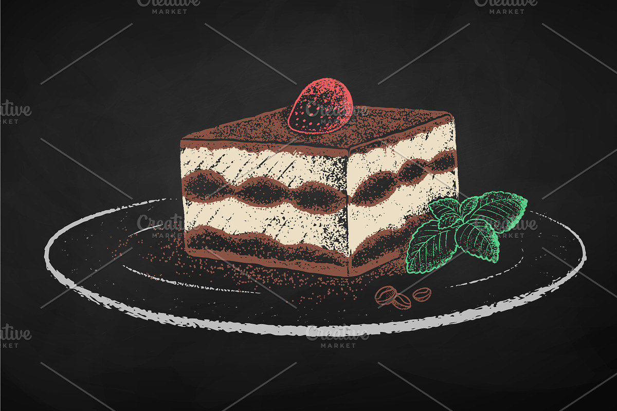 Chalk Desserts, an Object Graphic by Sonya Illustrations (Photo 6 of 11)
