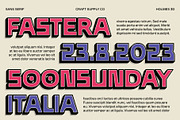 CS Holmes 3D, a Sans Serif Font by Craft Supply Co. (Thumbnail 4 of 8)