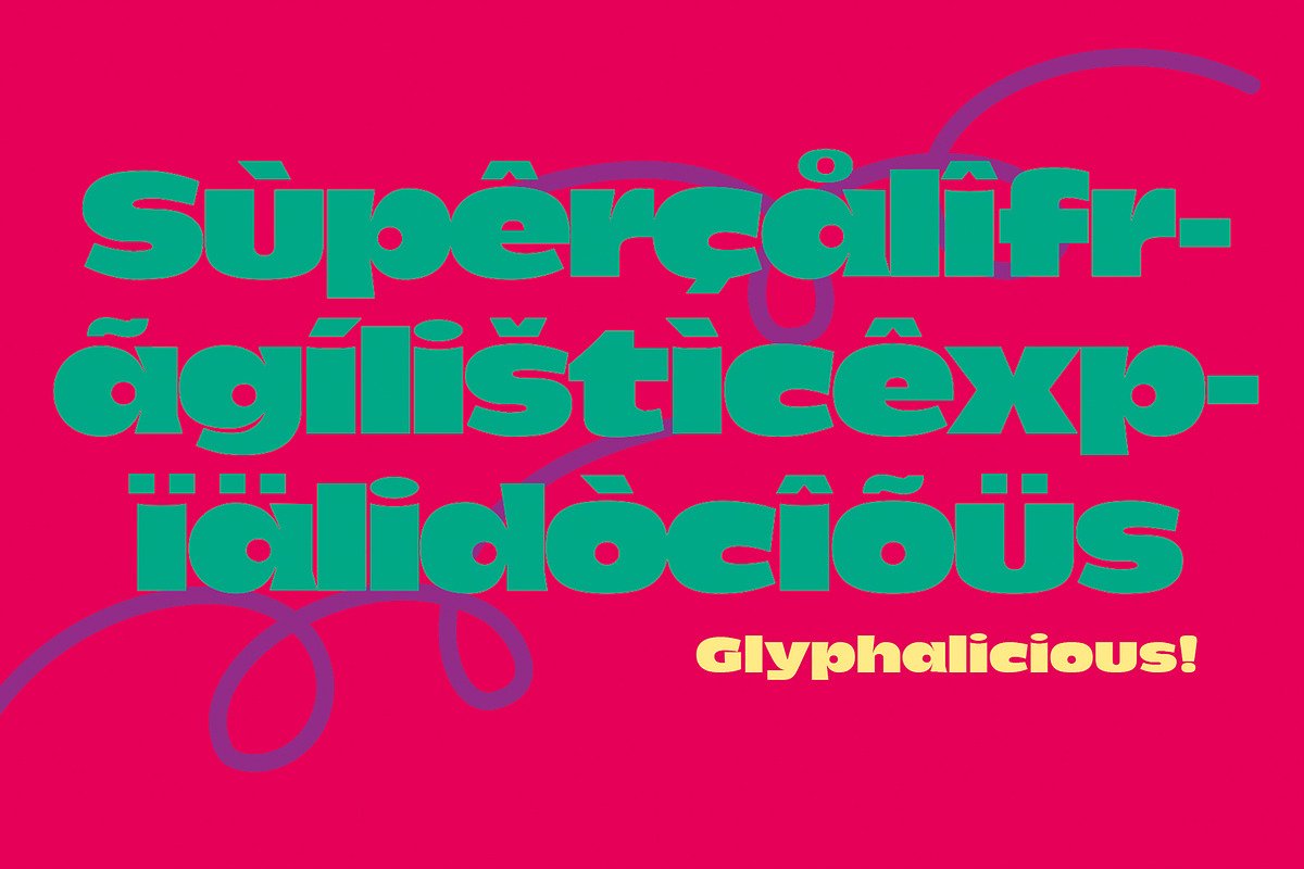 Ooozi | Big & bold font, a Sans Serif Font by Drawwwn (Photo 5 of 10)