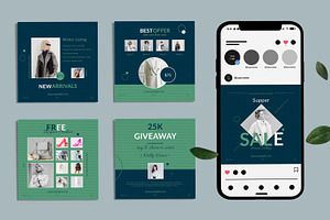 Winter Sale Social Media Post, a Social Media Template by ContestDesign