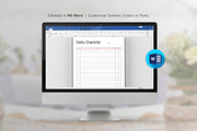 Daily Checklist, a Stationery Template by DesignDevisers (Thumbnail 9 of 10)