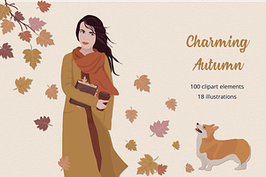 Charming Autumn Illustration Set