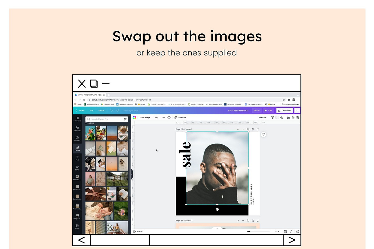 Style Instagram Feed Templates, a Social Media Template by Cultive Creative (Photo 7 of 13)