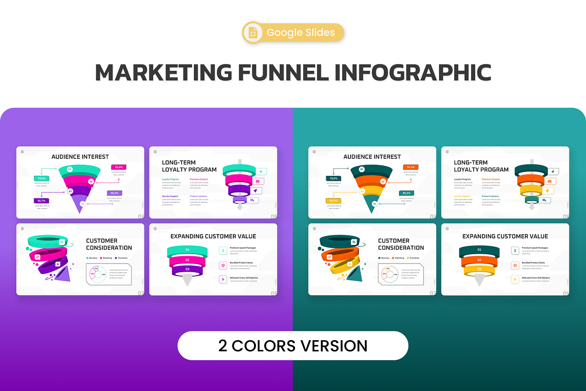 Marketing Funnel Infographic Slides