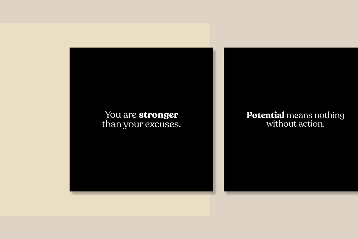 50 INSPIRING INSTAGRAM TEMPLATE, a Social Media Template by RB Boutique (Photo 3 of 10)
