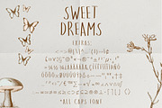 Sweet Dreams a hand-drawn wonky font, a Sans Serif Font by Just Bia (Thumbnail 3 of 7)