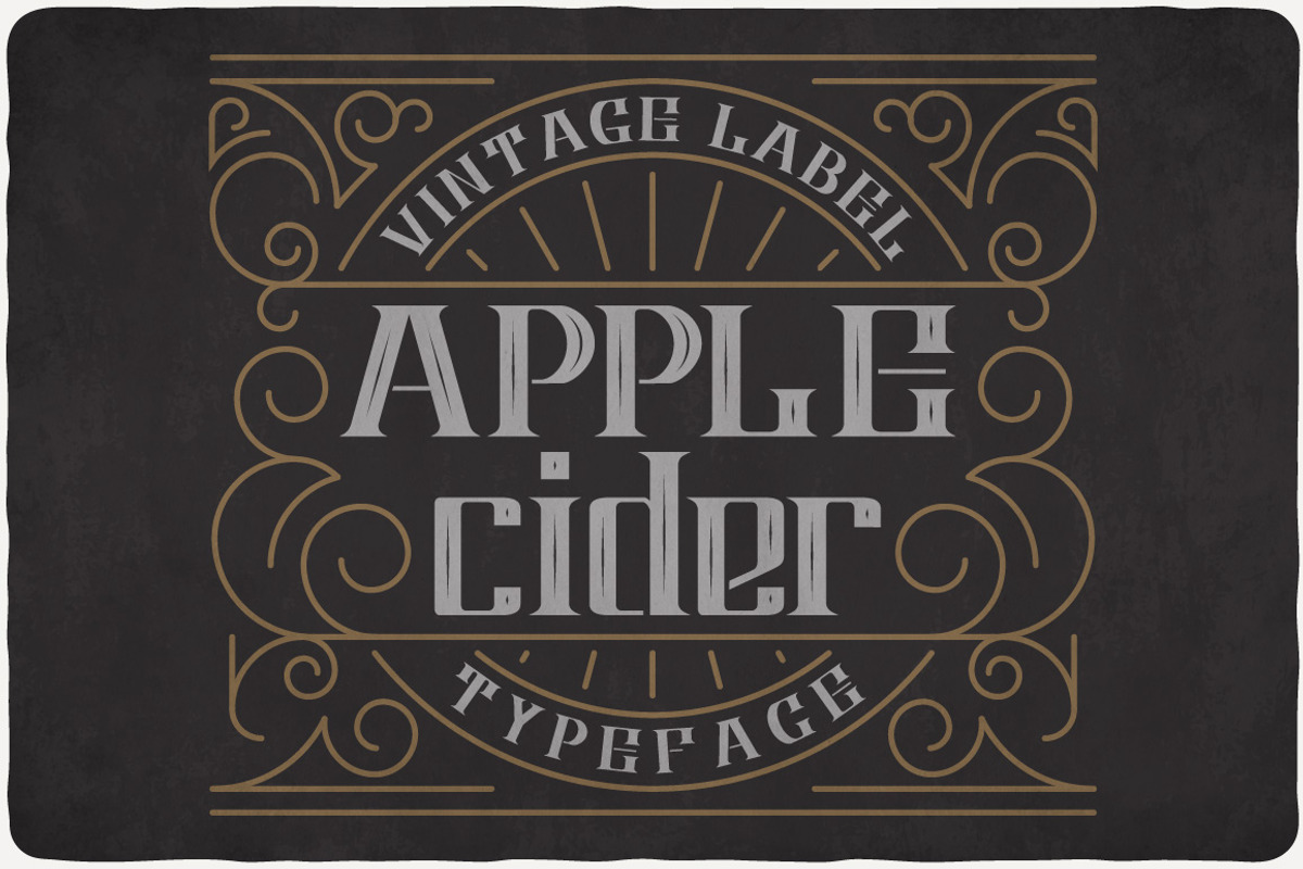 Apple Cider Typeface
