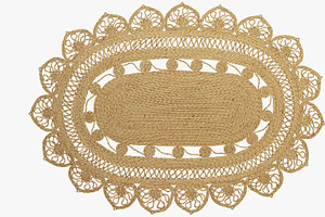 Safavieh Farideh Casual Oval Jute Ru