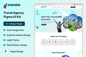Excursion - Travel Website UI Kit