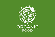Organic Food Logo Green Leaves, a Branding & Logo Template by Signatoro (Thumbnail 3 of 3)