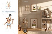 Sports friends. Animal collection, an Animal Illustration by Linerisyart (Thumbnail 11 of 13)