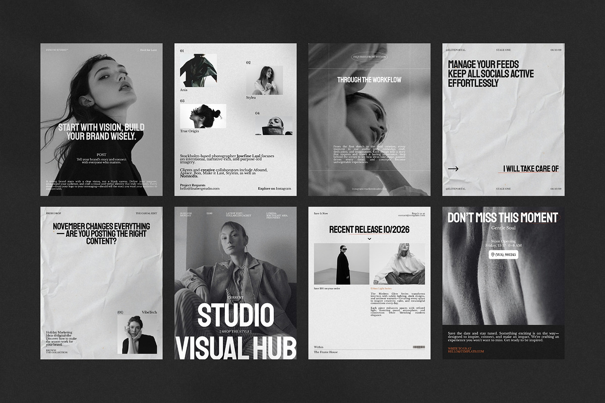 Minimal Instagram Post Kit, a Social Media Template by Pixel Grid (Photo 7 of 8)