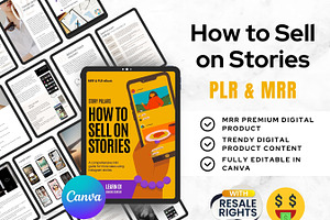 How To Sell On Instagram Stories, a Templates & Theme by Digital Content Mix