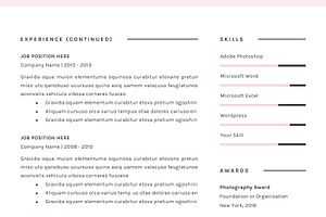 Professional Resume Template - Word