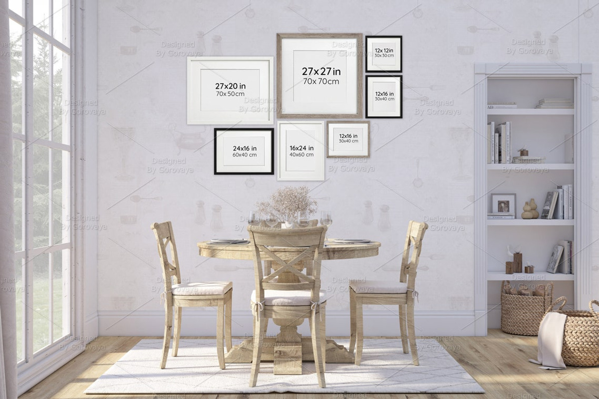 Interior Mockup, Dining Room, a Household Mockup by Designed By Gorovaya (Photo 5 of 7)