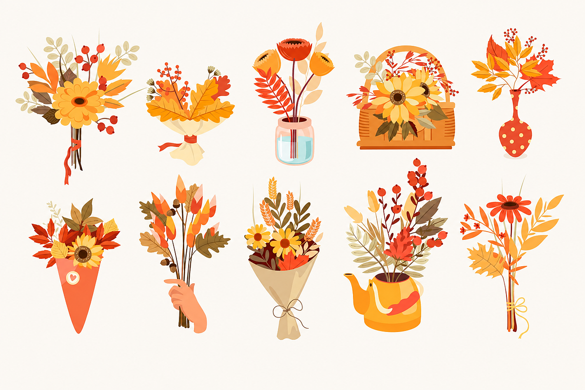 Cozy Fall Clipart, a Seasonal Illustration by Anna Studio (Photo 10 of 13)