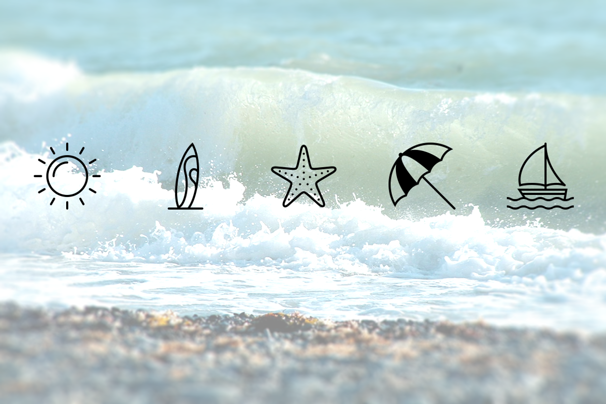 Summertime. A perfect summer iconset, an Icon by brandcut (Photo 2 of 5)
