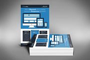 Flat Web Design Flyer, a Flyer Template by Creativenauts (Thumbnail 3 of 4)