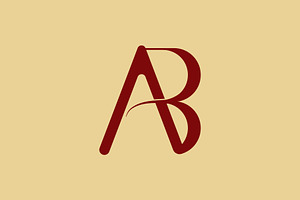 Elegant AB Letter Logo Design, a Branding & Logo Template by Salman Shop