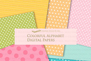 Colorful Alphabet & Numbers, an Illustration by Mia's Graphic Design (Thumbnail 7 of 8)