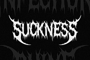 Rhine Infection - Death Metal Font, a Blackletter Font by Masyafi Studio (Thumbnail 9 of 9)