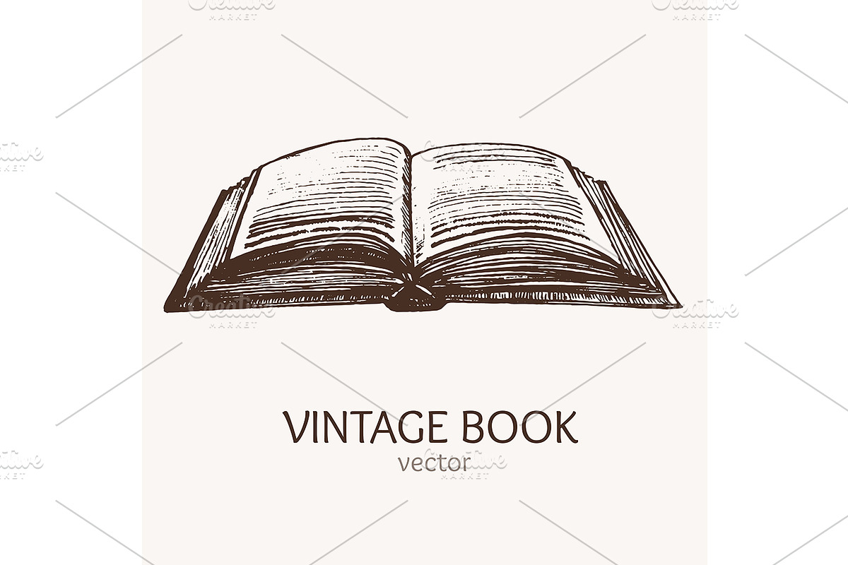 Books Hand Draw Sketch., an Education Illustration by Bigmouse_art (Photo 4 of 5)