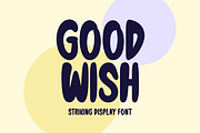 Good Wish Typeface, a Script Font by Seemly Fonts (Thumbnail 1 of 5)
