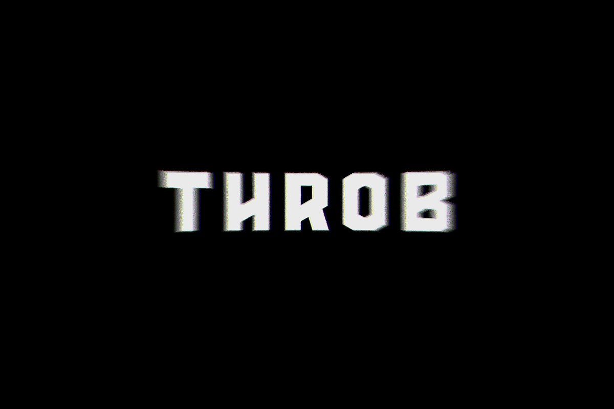 Throb Font, a Font by Pedro Azedo (Photo 1 of 7)