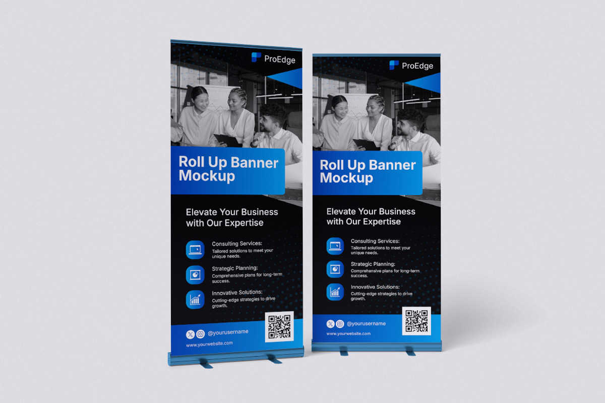 Roll Up Banner Mockup, a Product Mockup by swsi-studio (Photo 2 of 5)