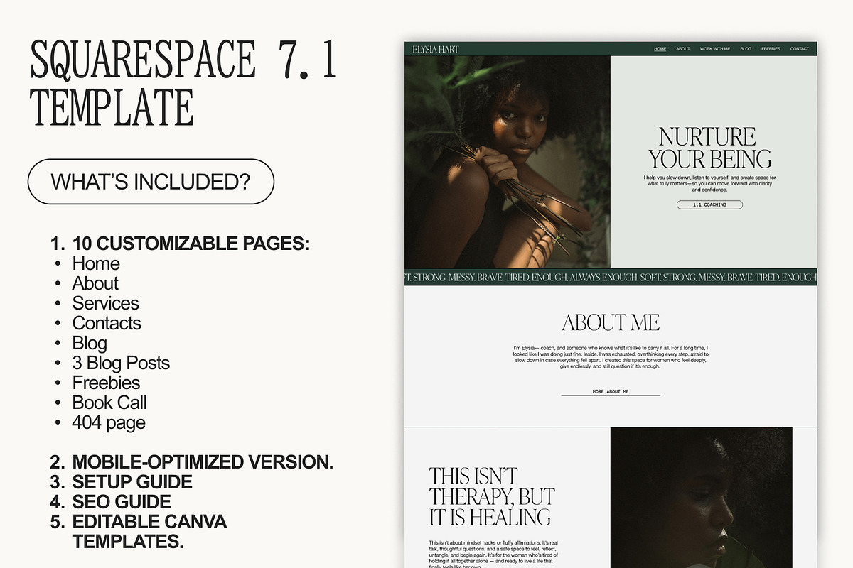 Coaching Squarespace Template, a Squarespace Template by Of July Studio (Photo 4 of 9)