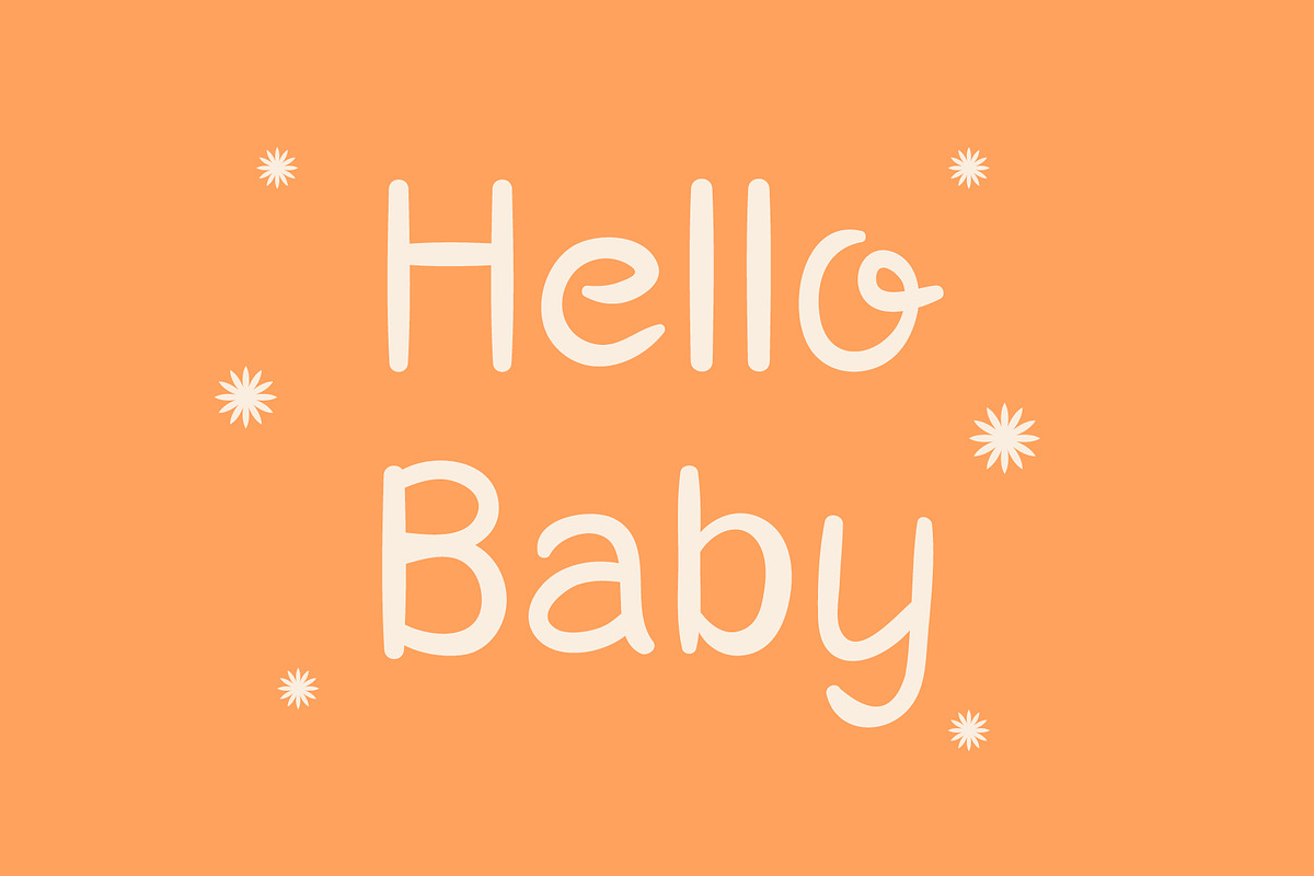 Orange Mango | Cute Handwritten, a Sans Serif Font by Lightsense (Photo 7 of 12)