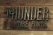 Thunder Typeface, a Font by Cruzine (Thumbnail 5 of 5)