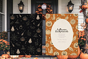100 Halloween Backgrounds, a Background Graphic by PeDe Designs (Thumbnail 7 of 19)