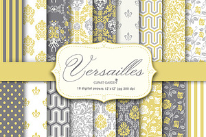 18 elegant Versailles style papers
