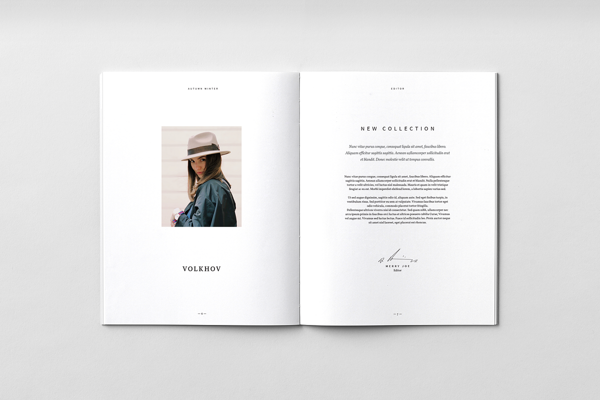 Volkhov Lookbook, a Brochure Template by BOXKAYU (Photo 6 of 18)