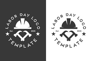 Labor Day Logo Design Icon, a Branding & Logo Template by Morvana Crew